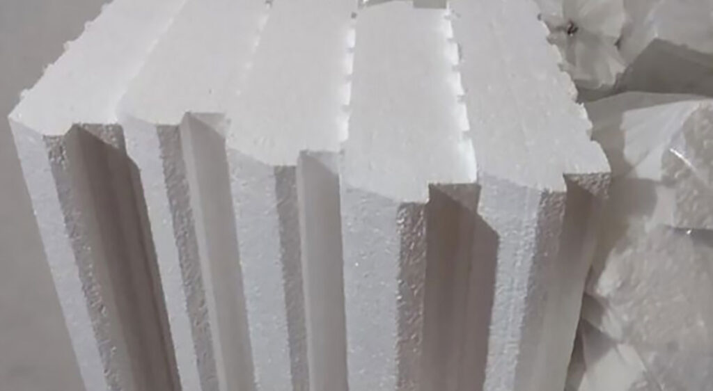 وزن بلوک پلی استایرن (یونولیت) استاندارد expanded polystyrene