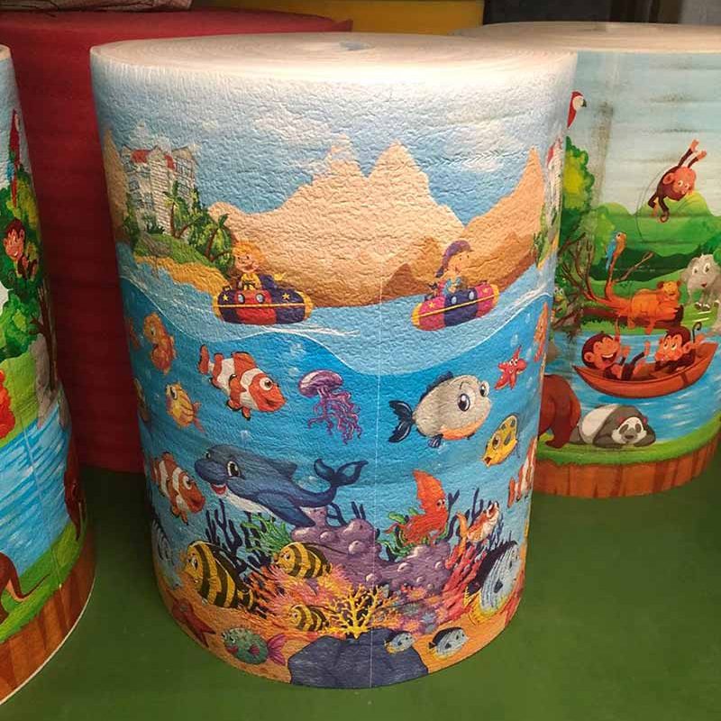 دیوارپوش فومی رولی طرح دریا Sea design foam roll