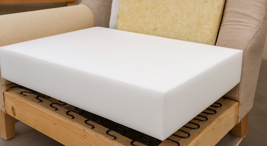 خرید عمده فوم پلی اتیلن تشکی برای مبل Sofa Under Construction