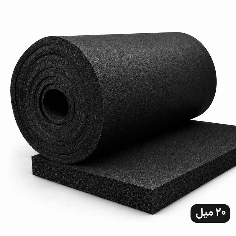 فوم کراسلینک XPE مشکی 20 میل